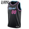 NBA Miami Heat Trikot Personalisierung Nike 2025-26 City Edition Schwarz Swingman - Kinder